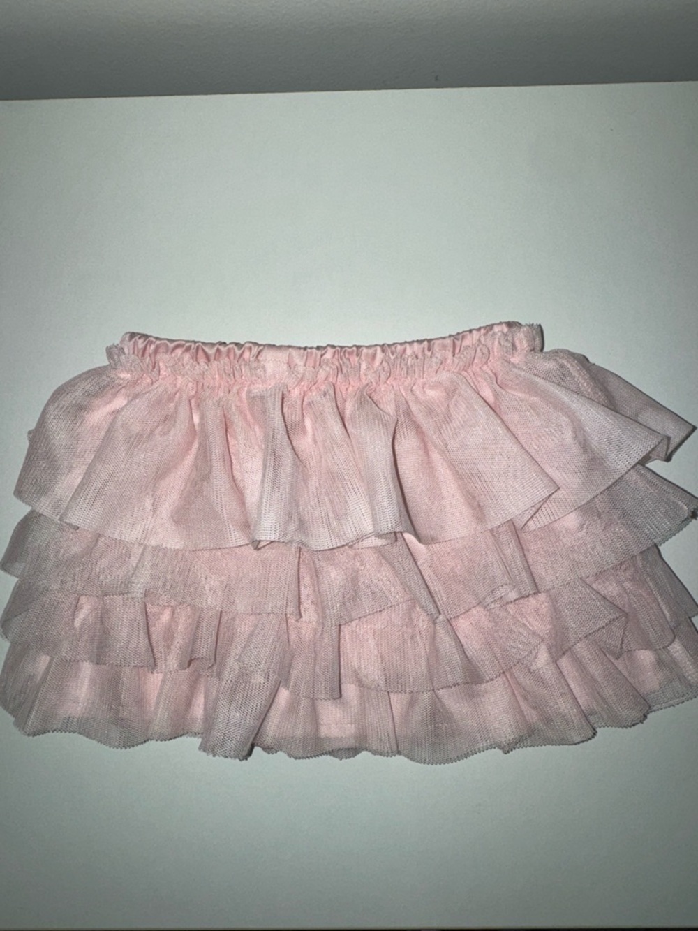 Pink Tiered Ruffle Skirt - Womens